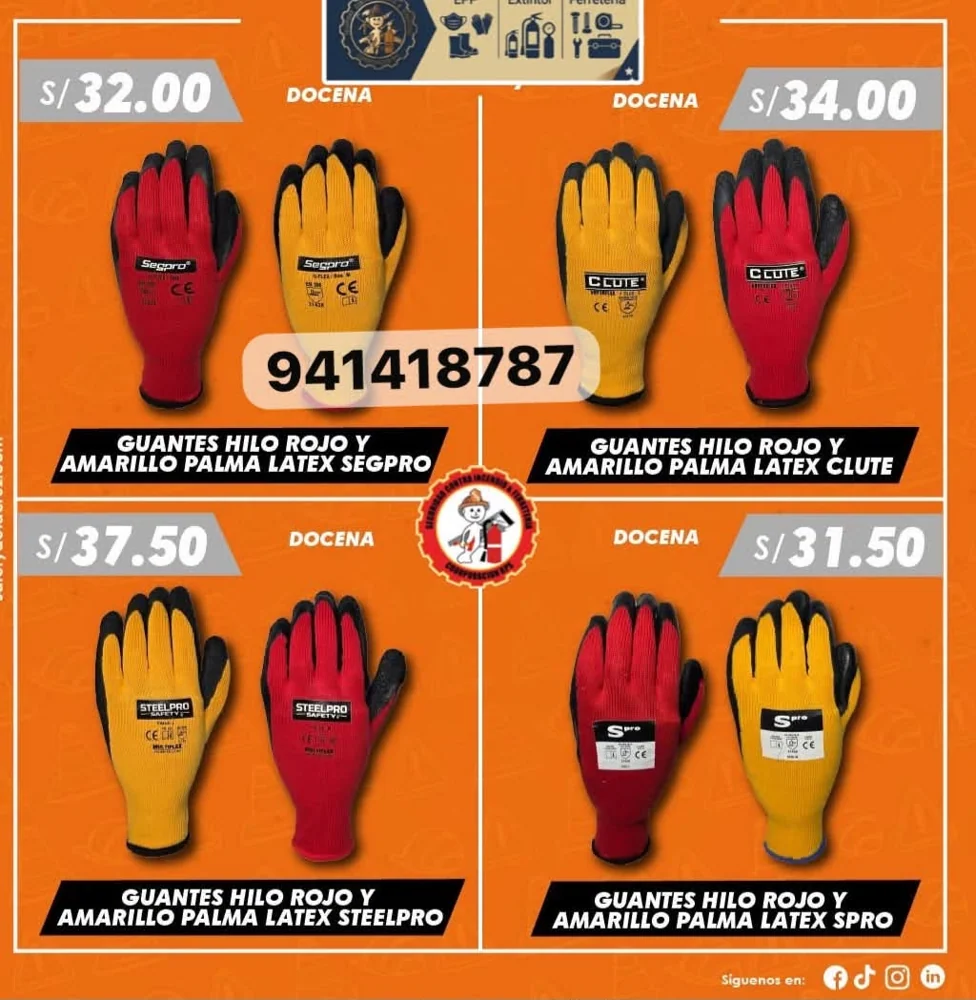 Guantes de hilo