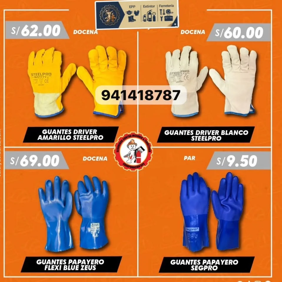 Guantes tipo driver