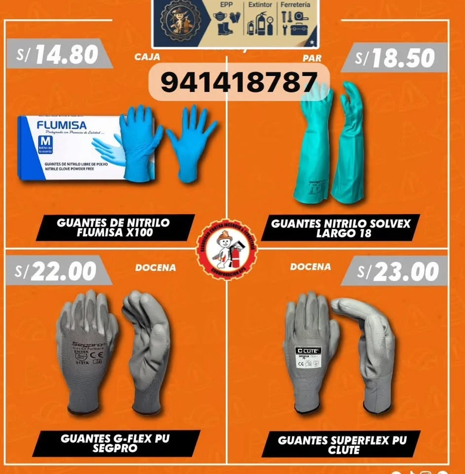 Guantes de nitrilo