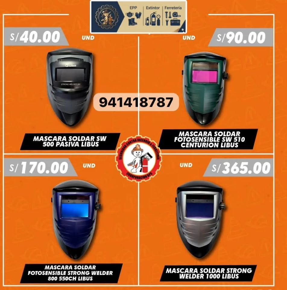Máscara para soldar