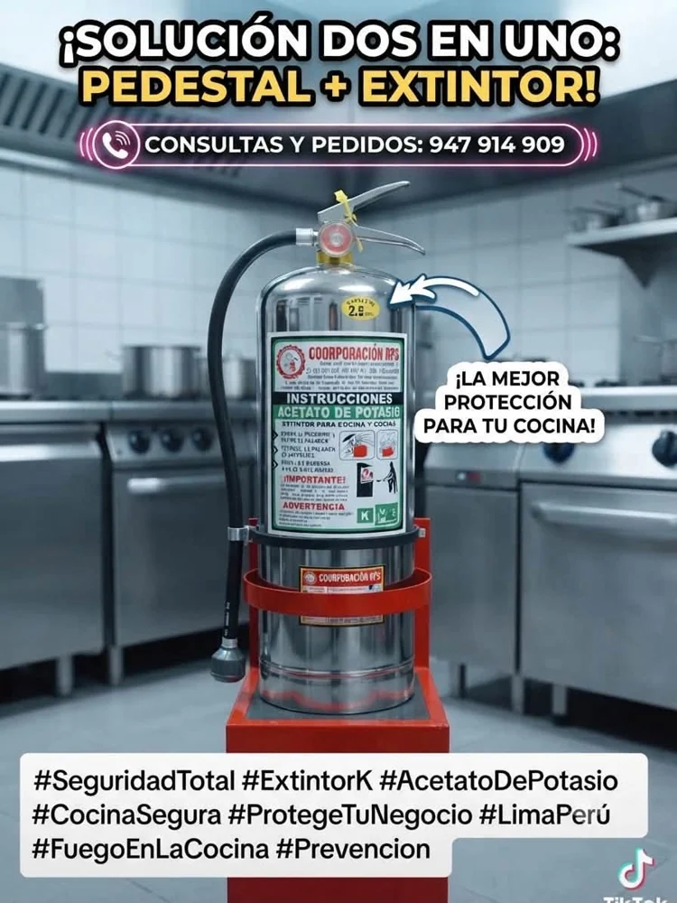 Pedestal para extintor