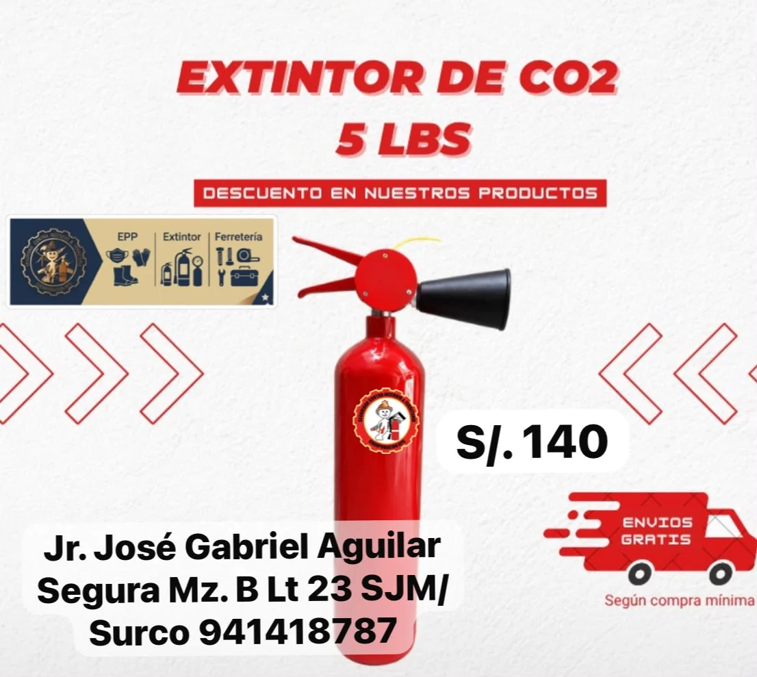 Extintores de CO₂